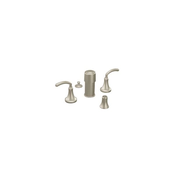 Brushed Nickel Two-Handle Bidet Faucet